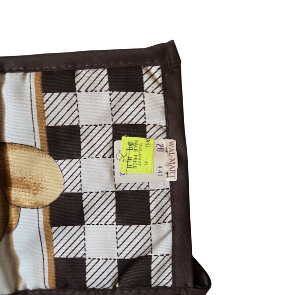 Vintage Mushroom oven Mitt Brown New Old Stock Retro Kitchen Collectible - Picture 2 of 11